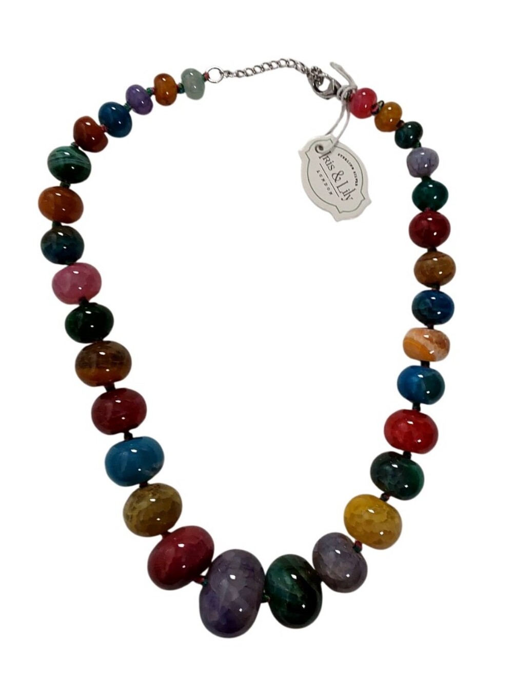 IRIS & LILY gem stone Necklace